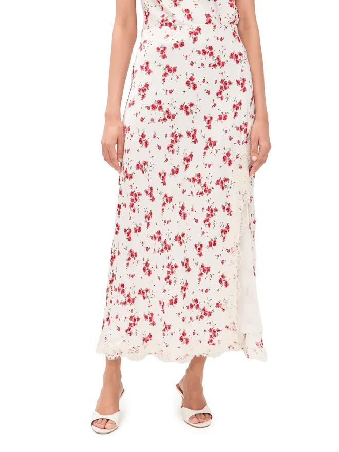 CAMI NYC CAMI NYC テーガン ハンマードサテン スカート キャンディドローズの商品画像
