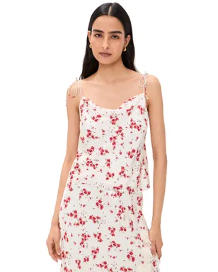 CAMI NYC Azra ハンマードサテン キャミソール Candied Rose - サムネイル1