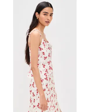 CAMI NYC Azra ハンマードサテン キャミソール Candied Rose - サムネイル4