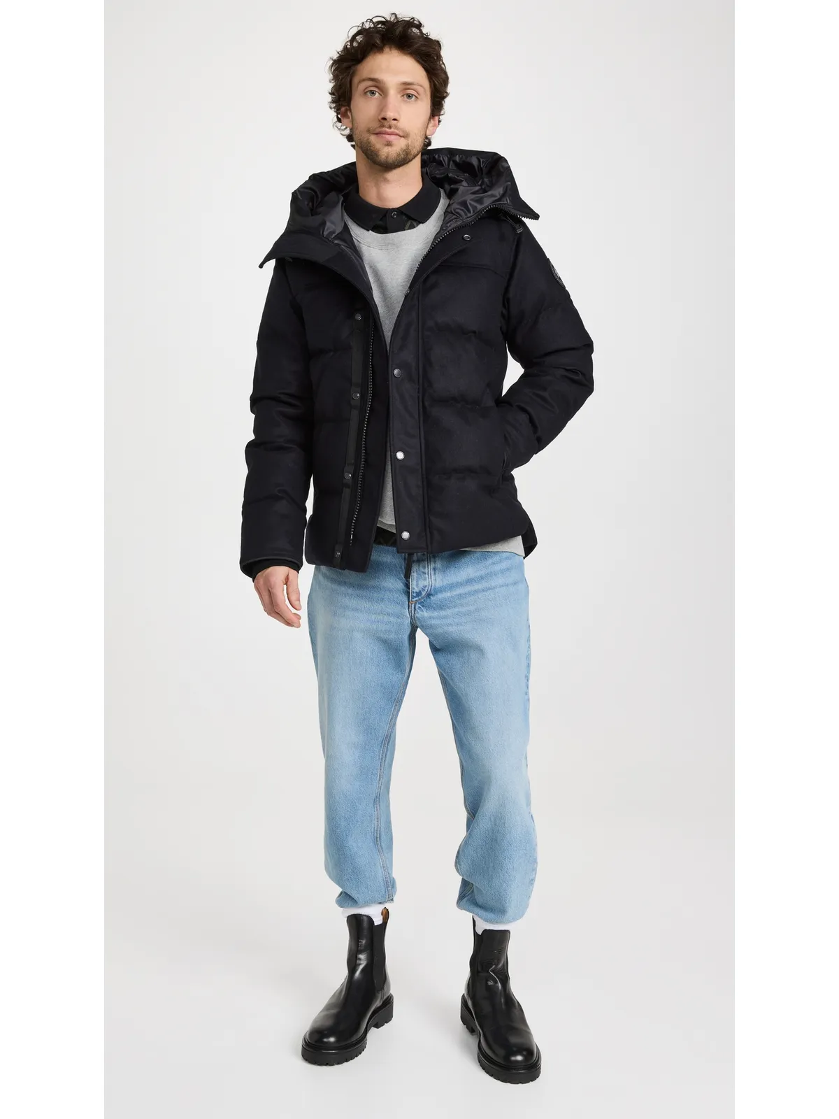 Canada Goose ウール マクミラン パーカ - 画像5