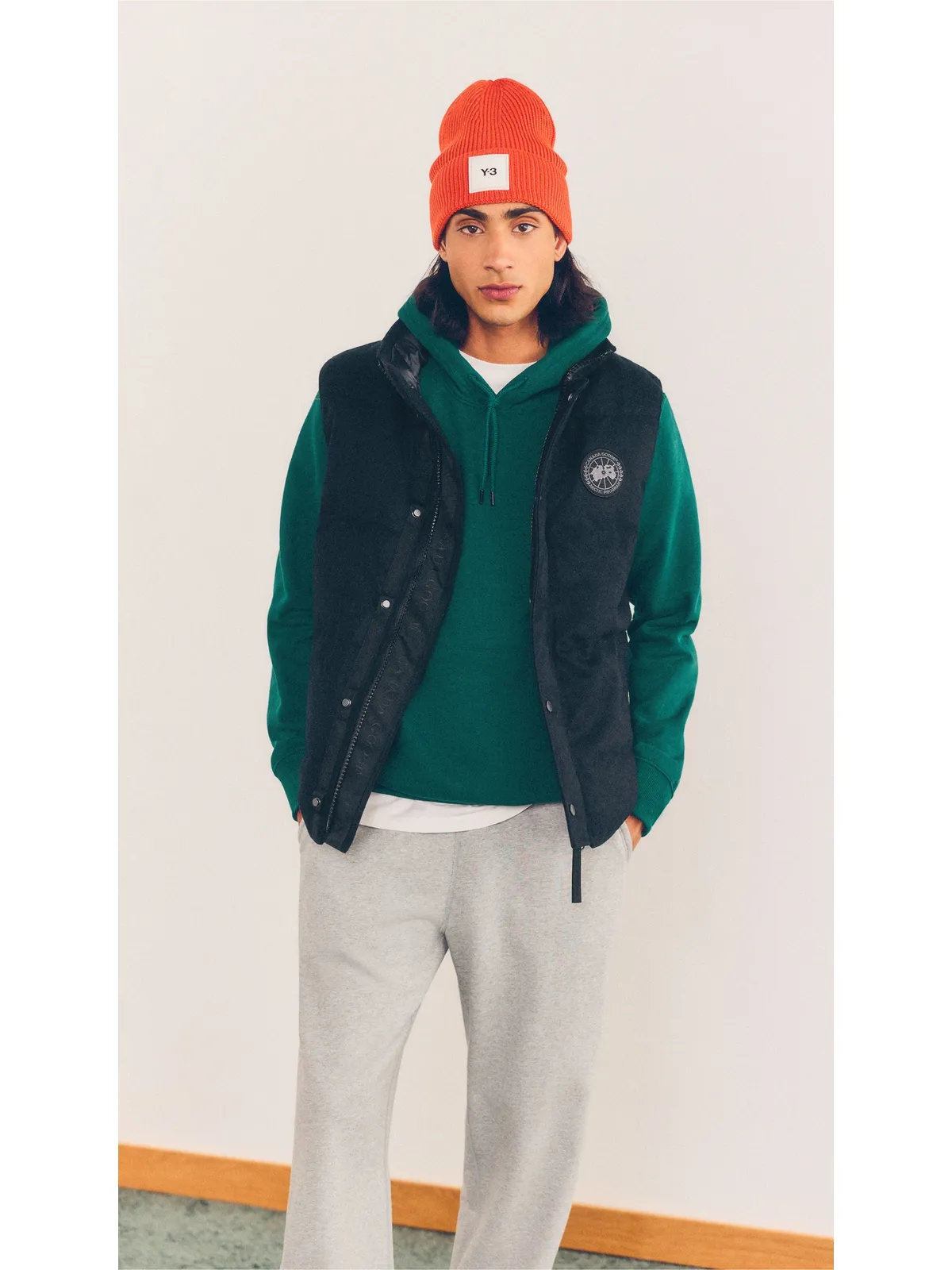 Canada Goose ガーソン ベスト ウール アトランティック ネイビー - 画像5