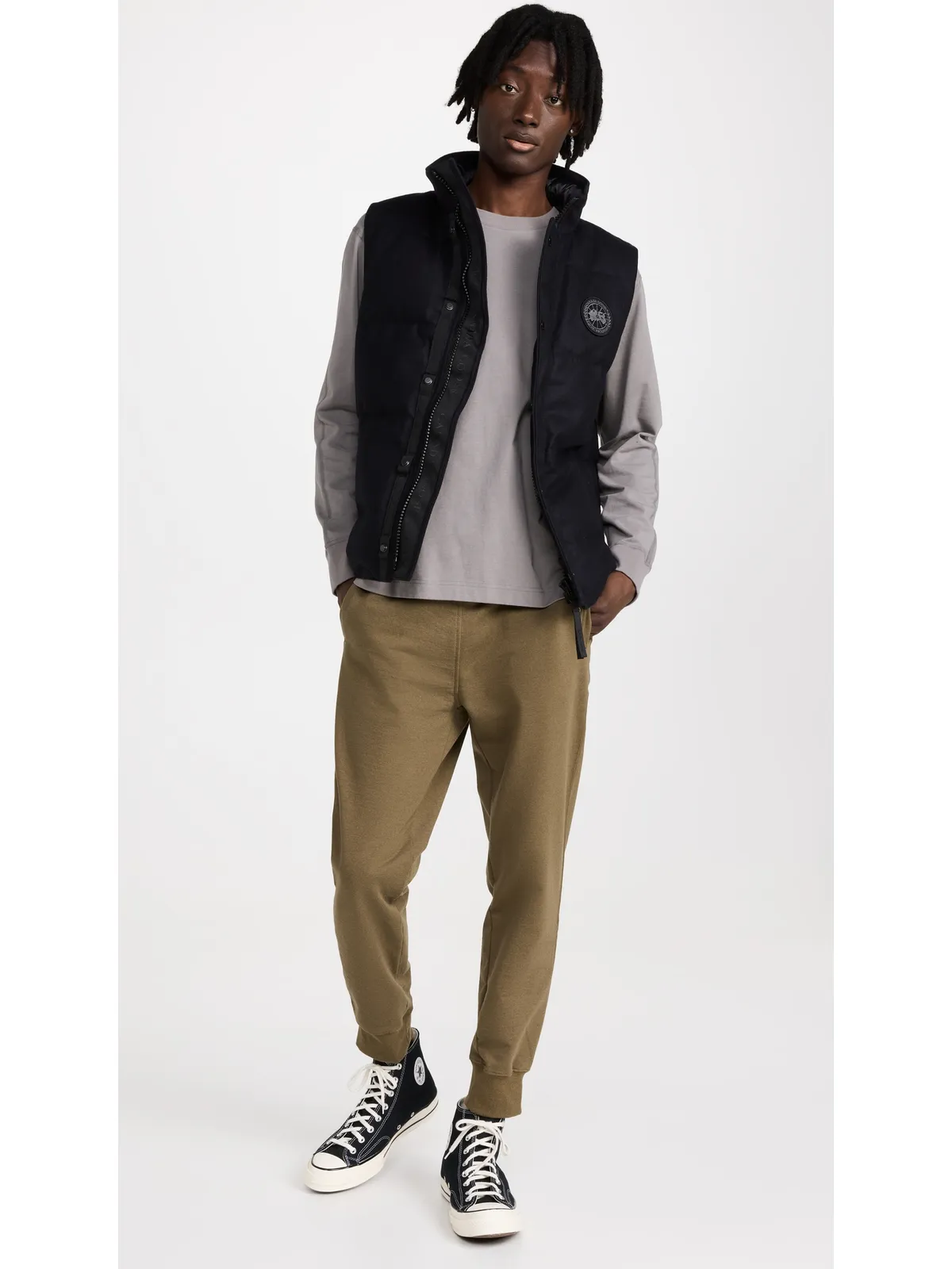 Canada Goose ガーソン ベスト ウール アトランティック ネイビー - 画像6