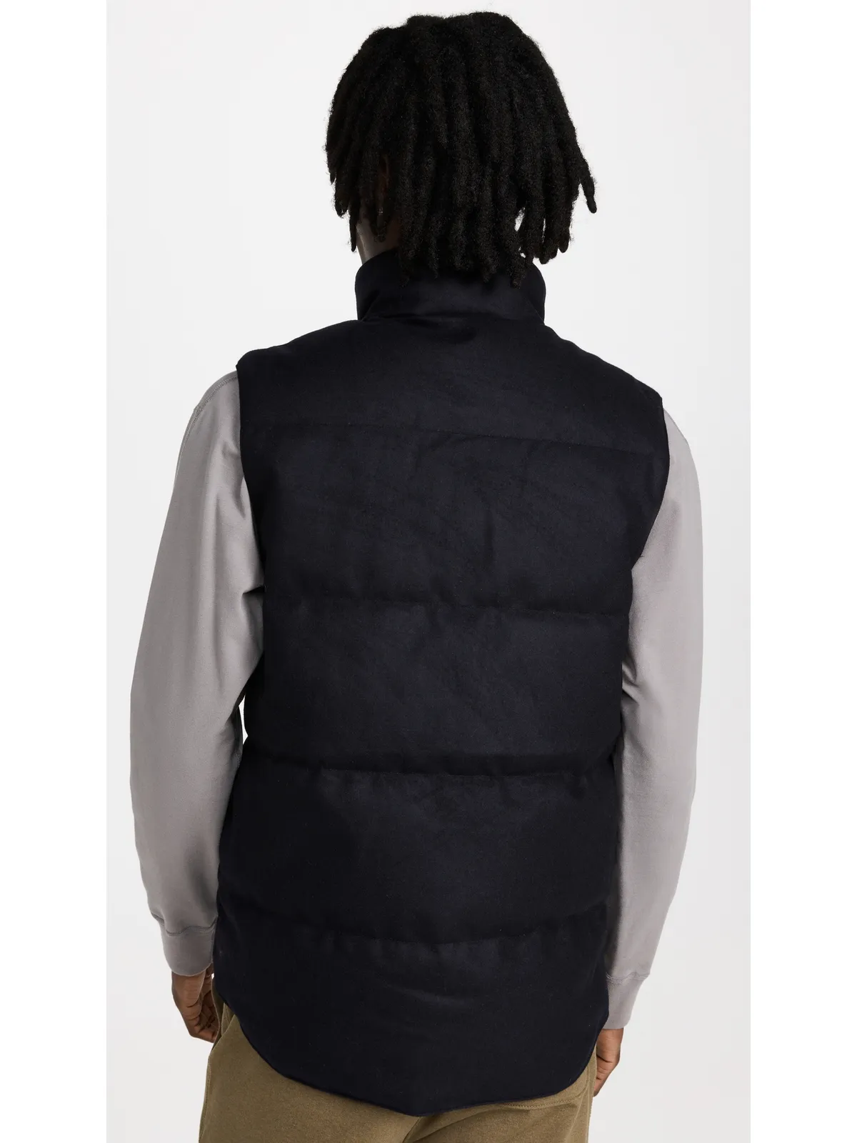 Canada Goose ガーソン ベスト ウール アトランティック ネイビー - 画像3