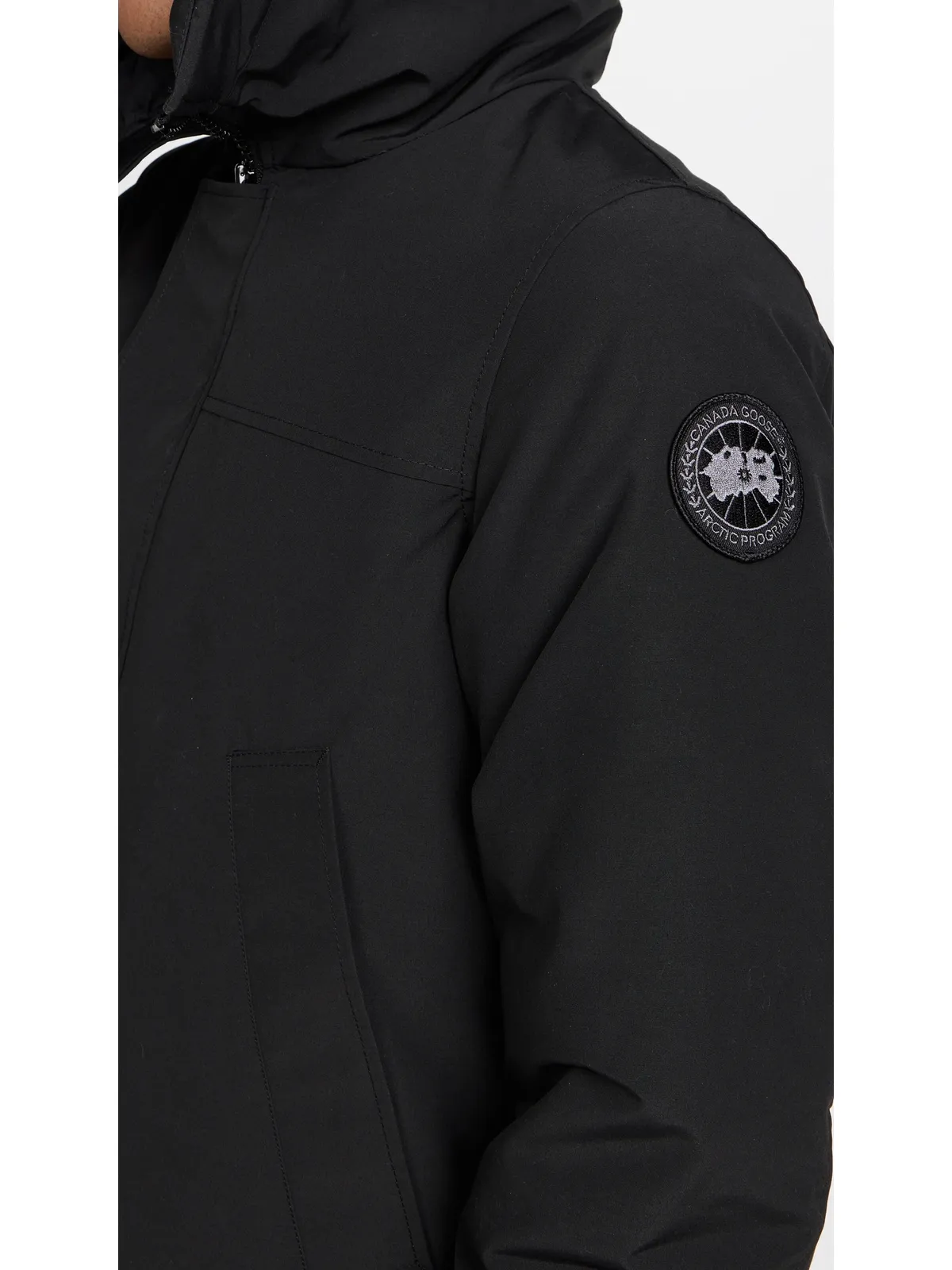 Canada Goose ブラック ディスク ラングフォード パーカ - 画像6