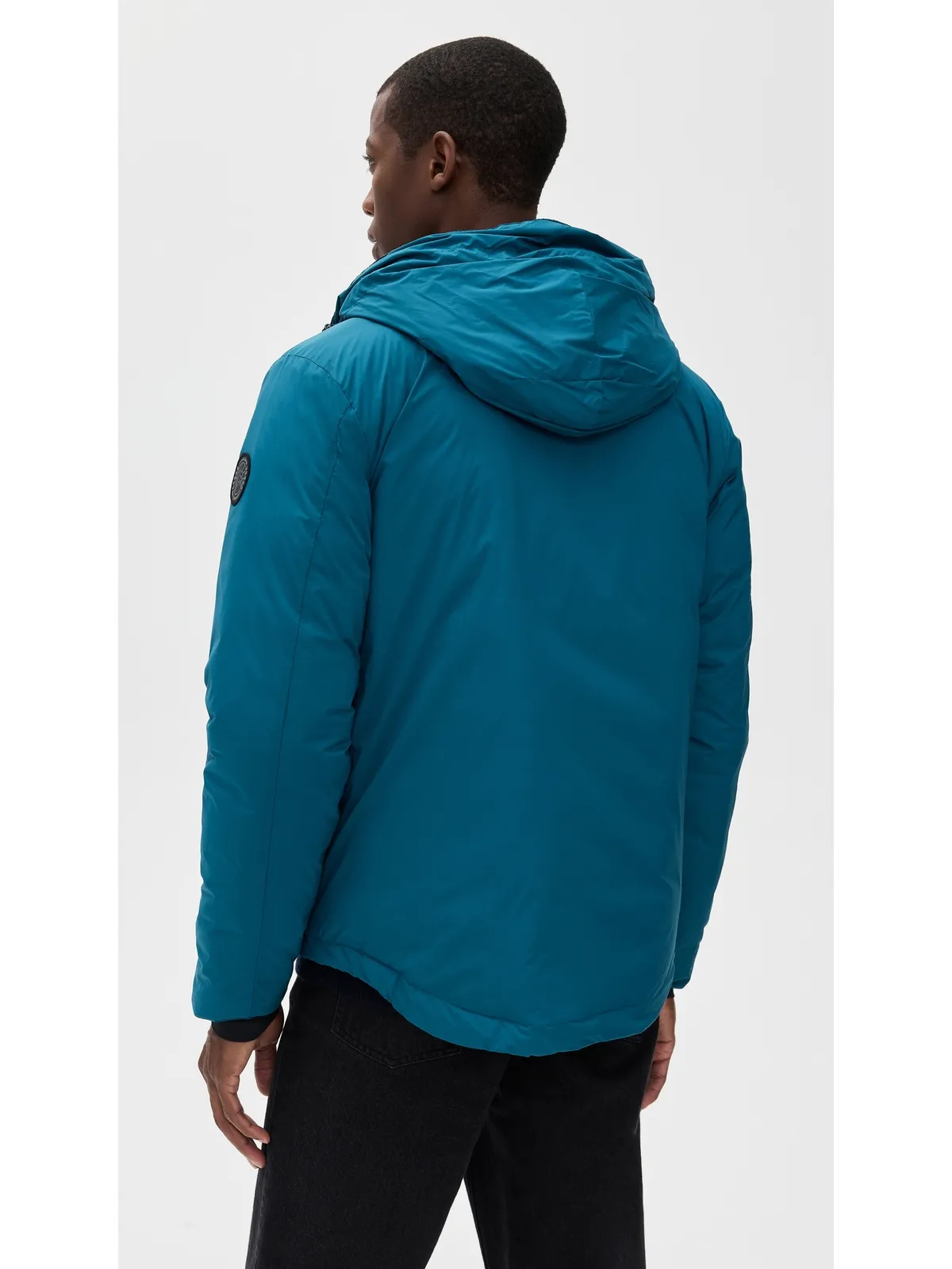 Canada Goose ロッジ ブラック ディスク フードジャケット - 画像3