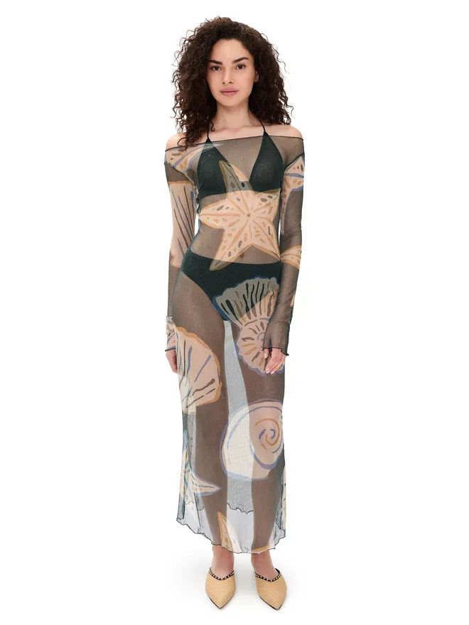 Cala de la Cruz Cala de la Cruz Ursa Dress Calicomultiの商品画像