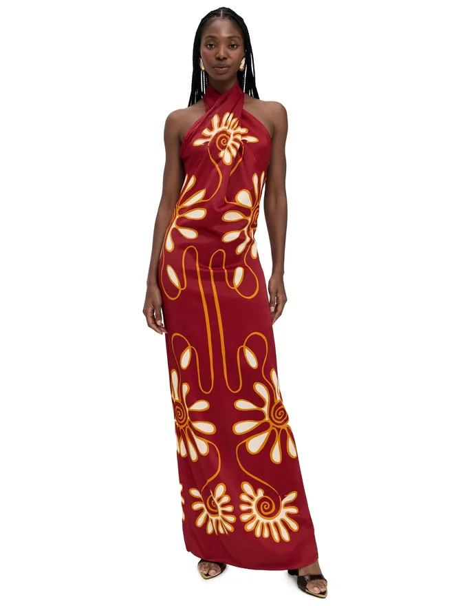 Cala de la Cruz Cala de la Cruz オリヴィエラ ドレス Namurcarminの商品画像