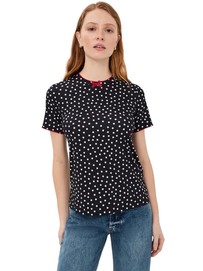 Caro Editions Caro Editions ポルカドットTシャツの商品画像