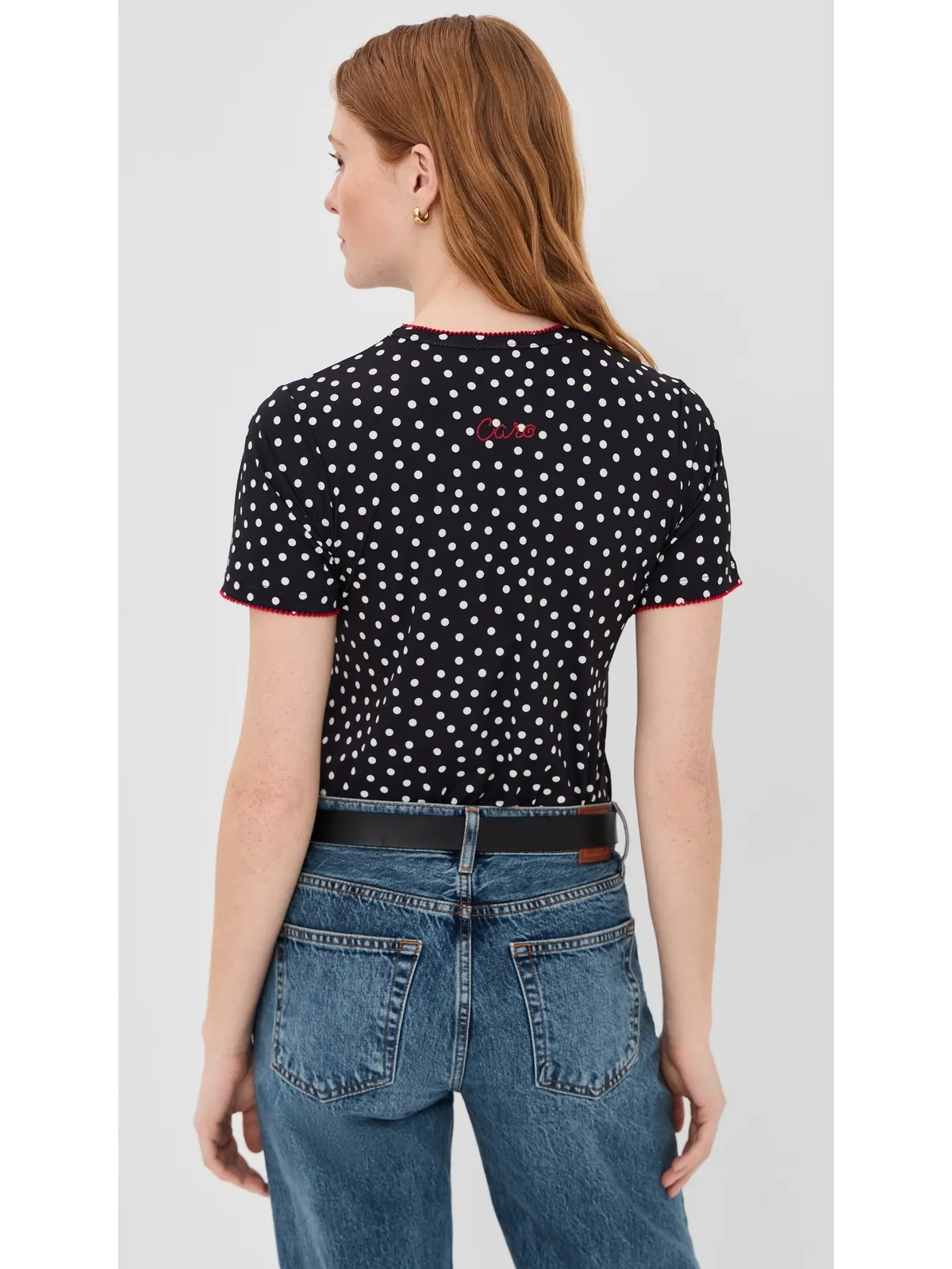 Caro Editions ポルカドットTシャツ - 画像3