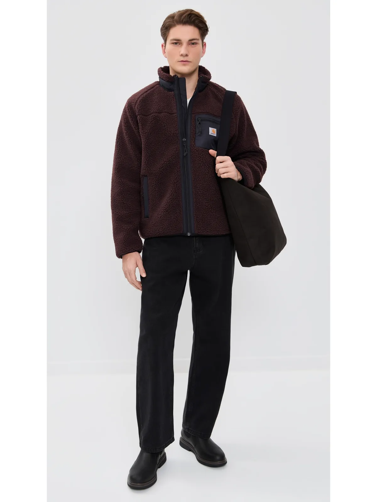 Carhartt WIP Prentis Liner Jacket Palisander/Black - 画像5