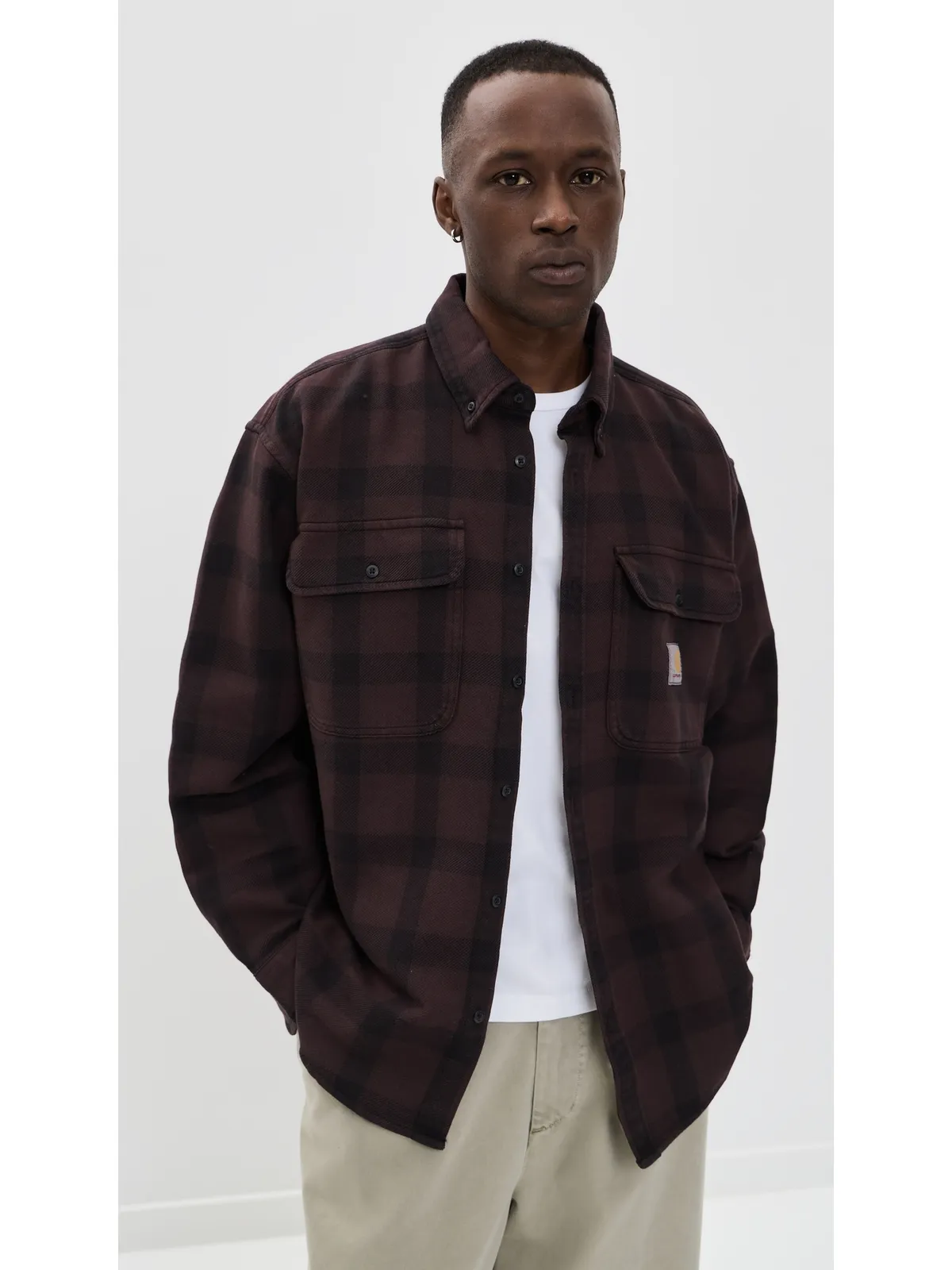Carhartt WIP エドマンズ シャツ チェック柄 長袖 - 画像2
