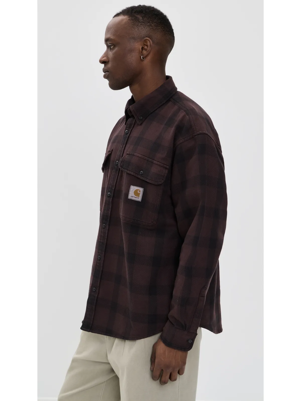 Carhartt WIP エドマンズ シャツ チェック柄 長袖 - 画像4