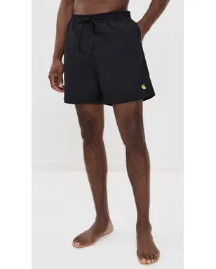 Carhartt WIP チェイス スイムトランクス ブラック/ゴールド - サムネイル2