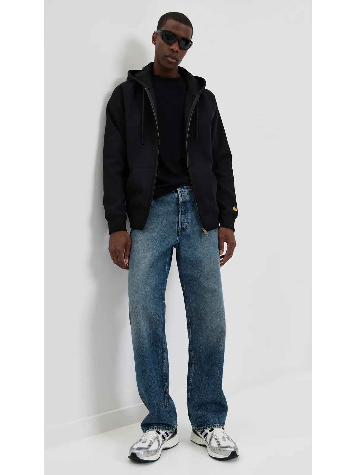 Carhartt WIP フード付きフルジップスウェットシャツ - 画像5