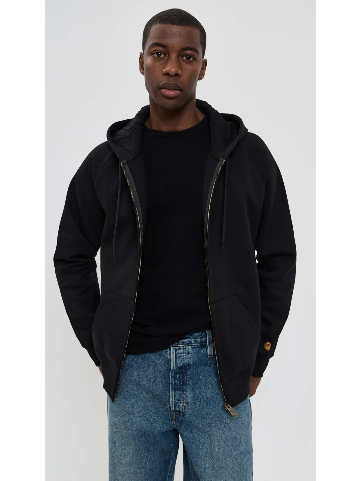 Carhartt WIP フード付きフルジップスウェットシャツ - 画像2