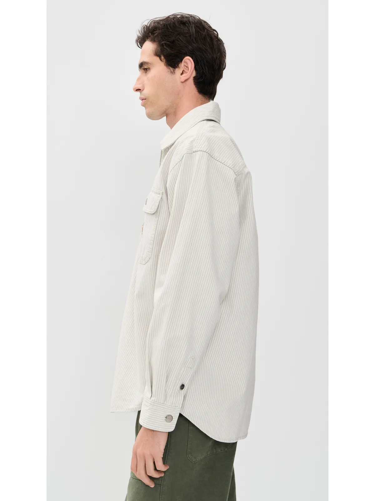 Carhartt WIP Mercer Shirt Jacket Mercer Stripe/Graphite/Wax - 画像4