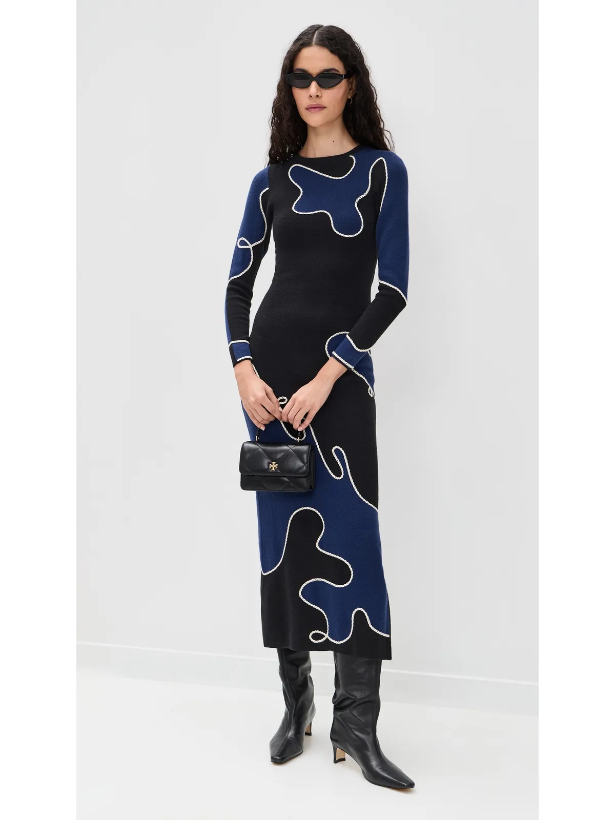 Carolina K Grace Dress Navy - 画像5