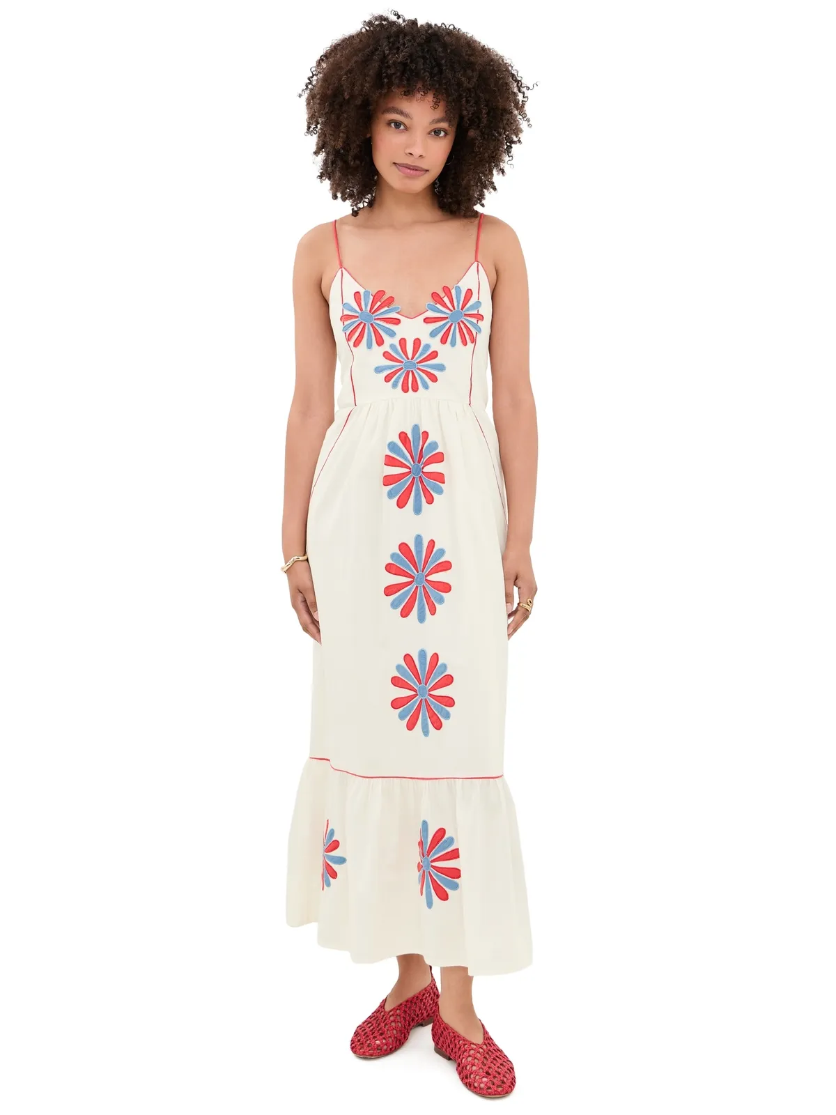 Carolina K Carmen Dress Gardenia M - 画像1
