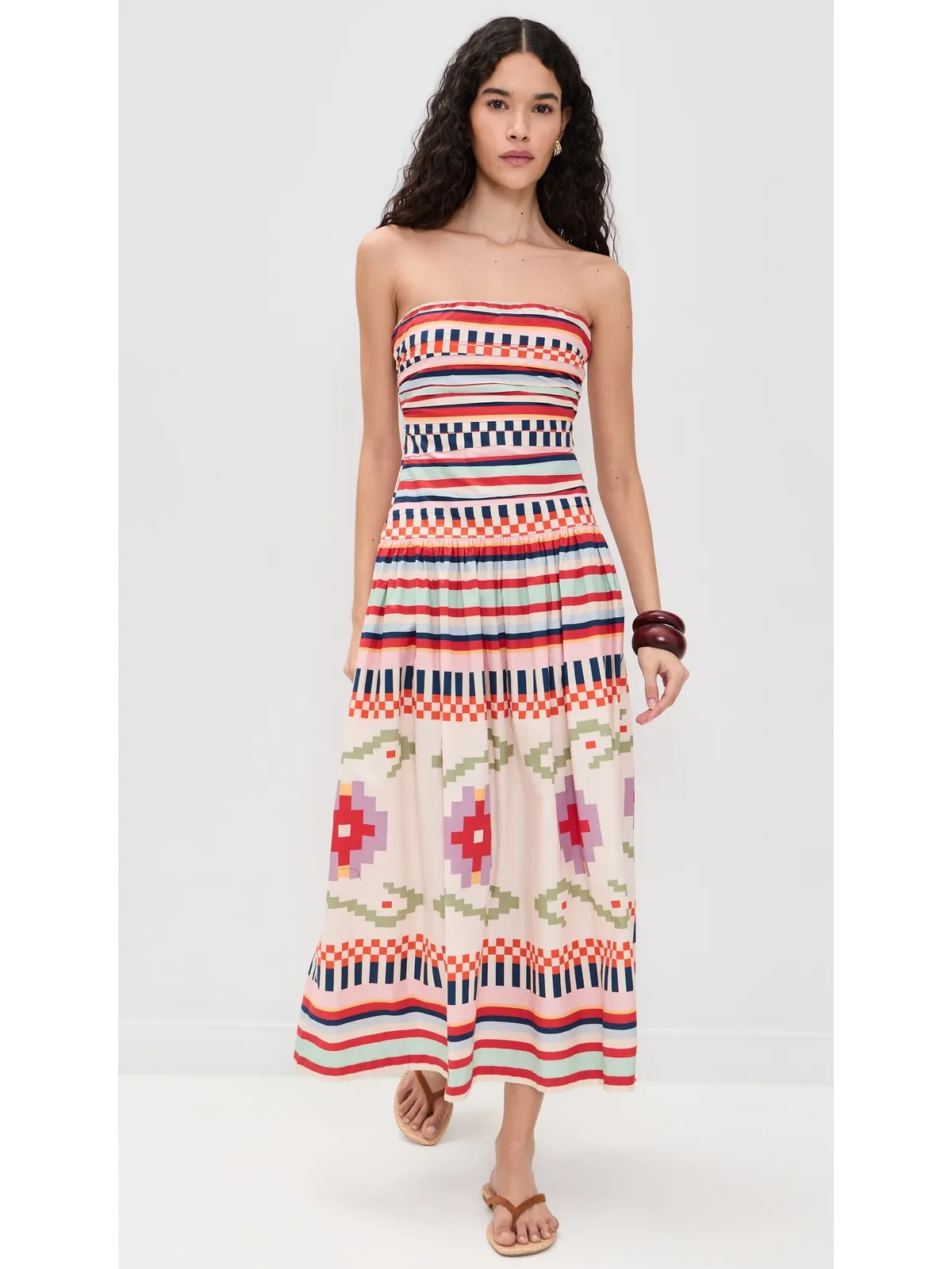Carolina K Malla Dress Multi Chacana - 画像5