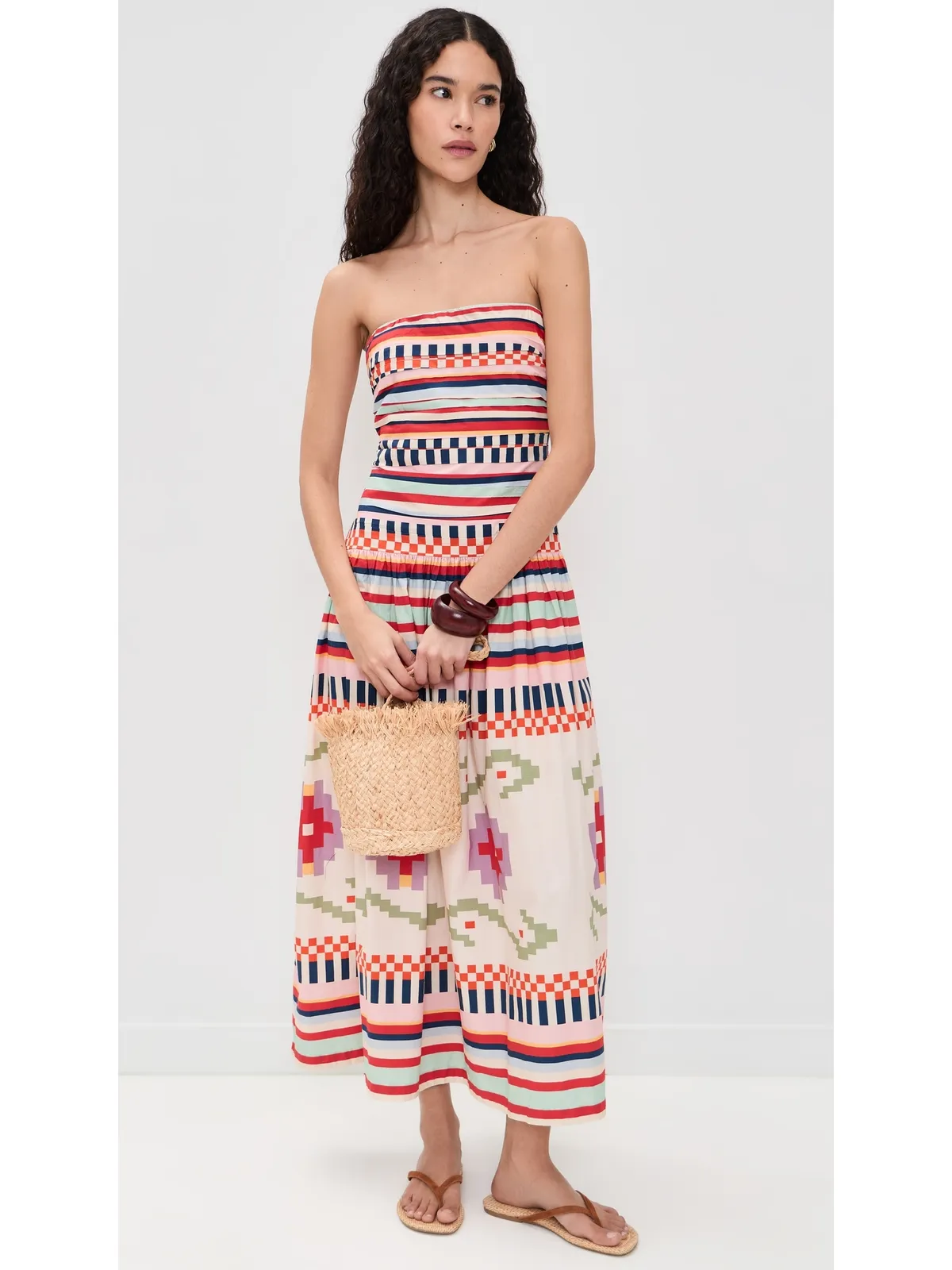 Carolina K Malla Dress Multi Chacana - 画像2