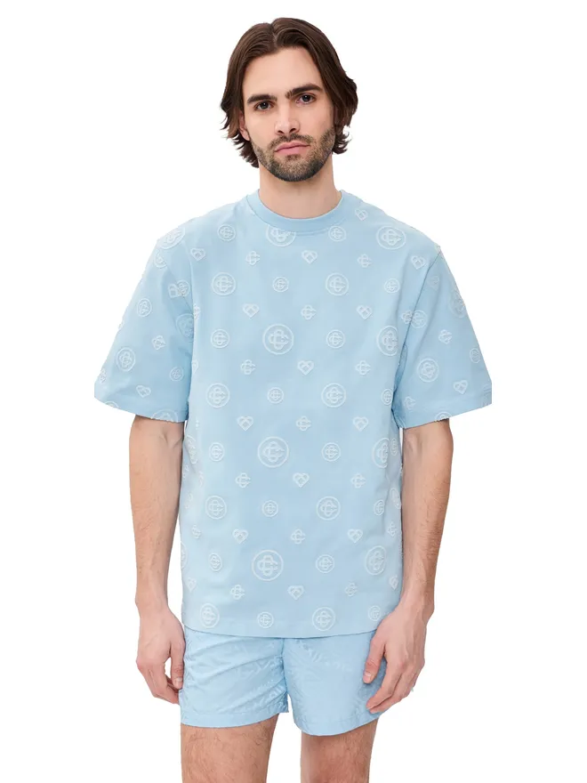 Casablanca Casablanca アップリケモノグラム柄オーバーサイズTシャツの商品画像
