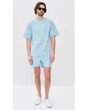 Casablanca アップリケモノグラム柄オーバーサイズTシャツ - サムネイル5