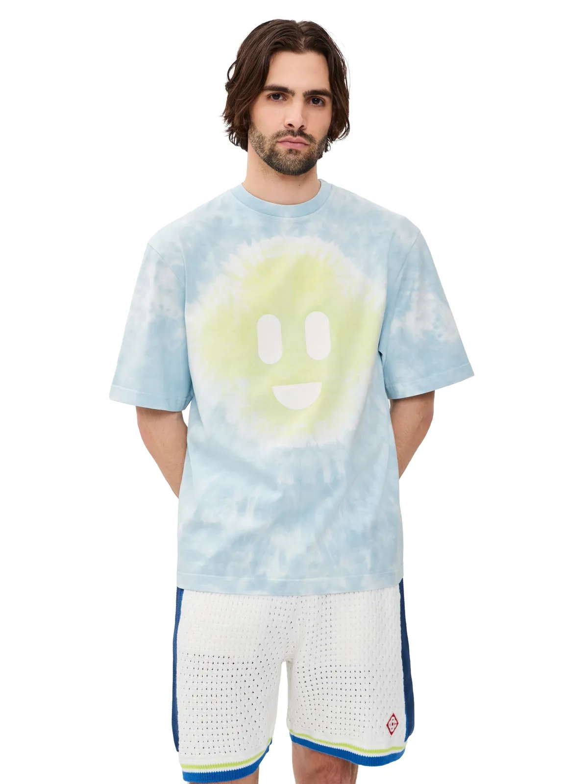 Casablanca タイダイ Tシャツ ブルー - 画像1