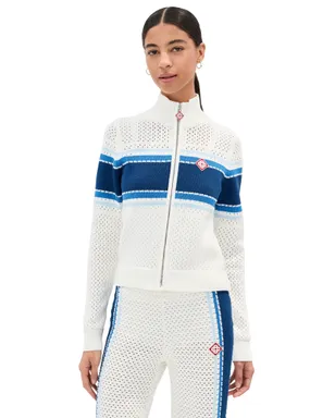Casablanca メッシュストライプ ボンバージャケット - サムネイル1