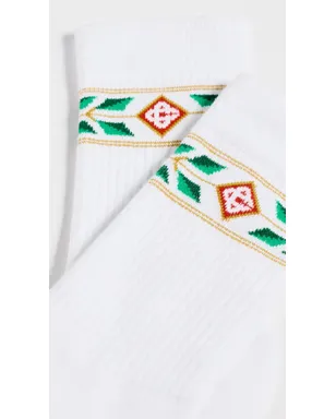 Casablanca Laurel リブ編みスポーツソックス - サムネイル3