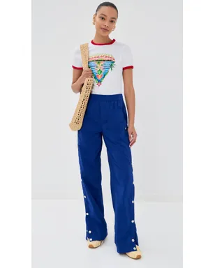 Casablanca イノセンス トライアングル ロングライン リンガーTシャツ - サムネイル5