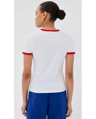 Casablanca イノセンス トライアングル ロングライン リンガーTシャツ - サムネイル3