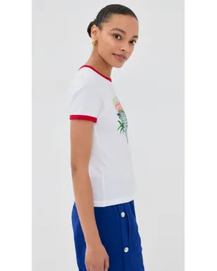 Casablanca イノセンス トライアングル ロングライン リンガーTシャツ - サムネイル4