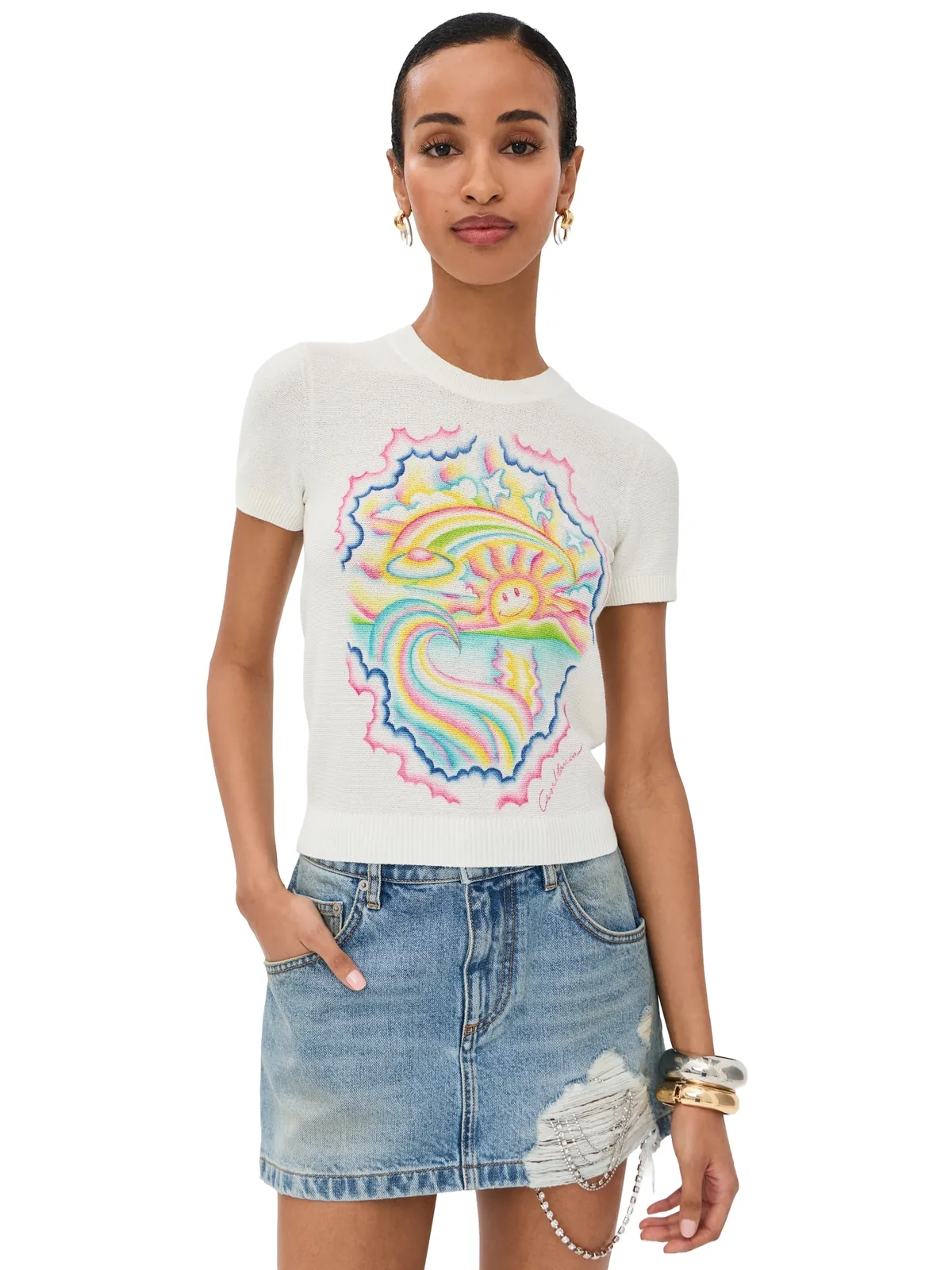 Casablanca ル・レーヴ・アンソレイユ Tシャツ - 画像1
