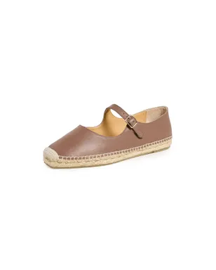 Castañer Pepa Mary Jane Flats Taupe/Natural - サムネイル1