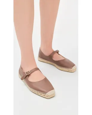 Castañer Pepa Mary Jane Flats Taupe/Natural - サムネイル3