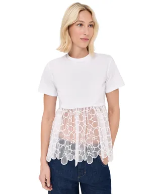 Cecilie Bahnsen Connie Tee White - サムネイル1