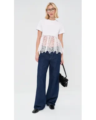 Cecilie Bahnsen Connie Tee White - サムネイル5