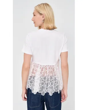 Cecilie Bahnsen Connie Tee White - サムネイル3
