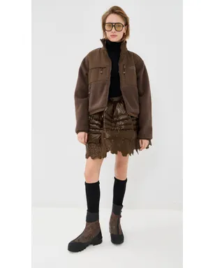 Cecilie Bahnsen スカート Soil Brown - サムネイル2