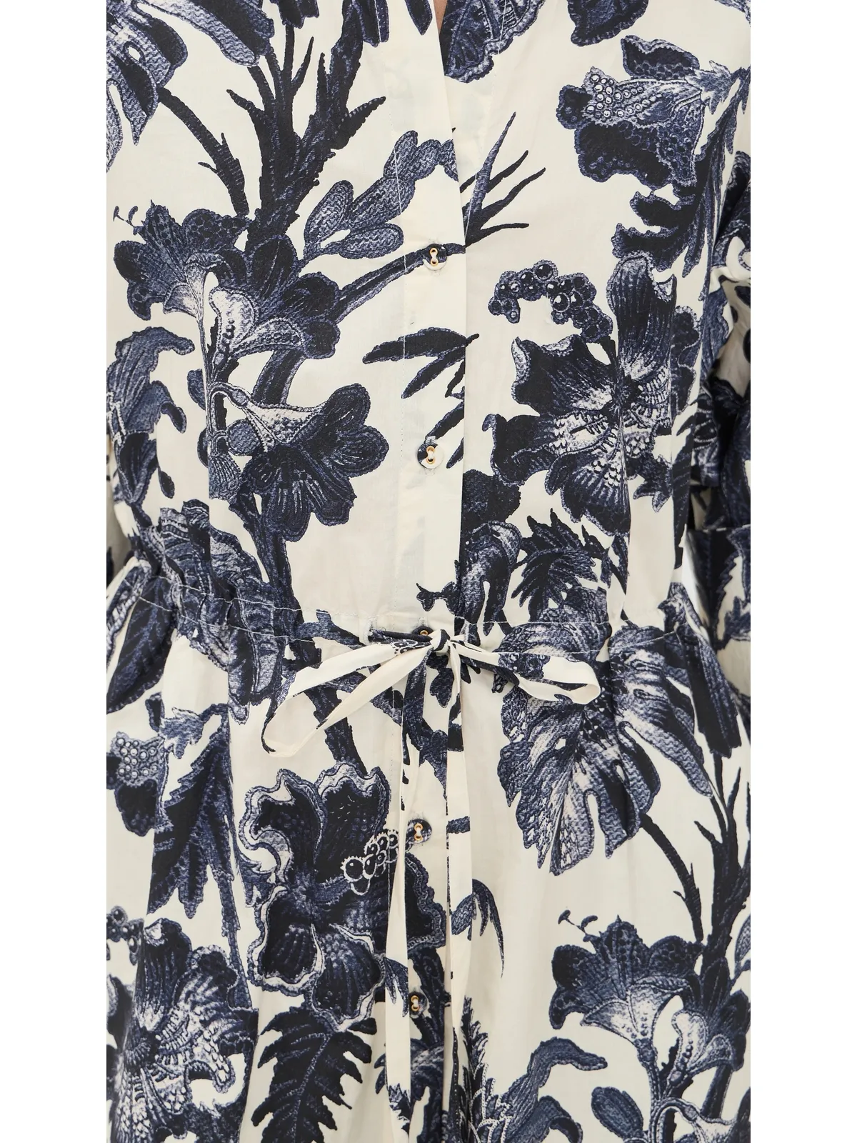 Cara Cara Henry Dress Fauna Floral Navy - 画像6