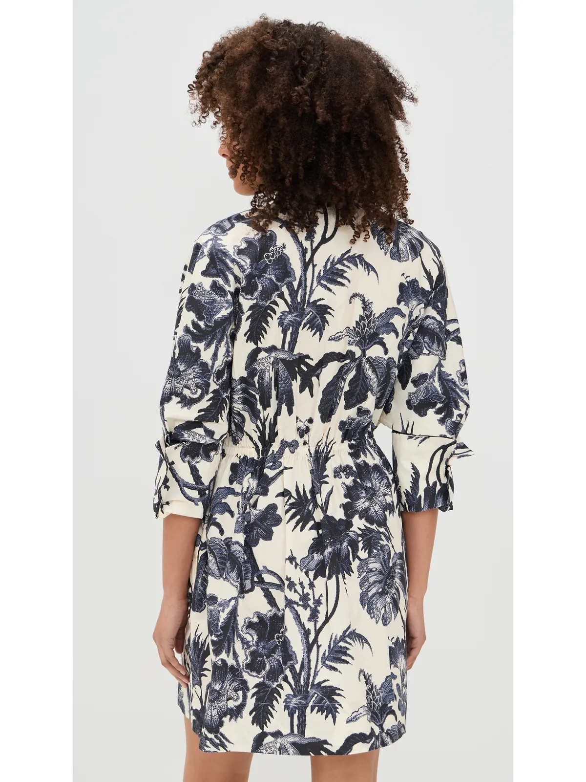 Cara Cara Henry Dress Fauna Floral Navy - 画像3