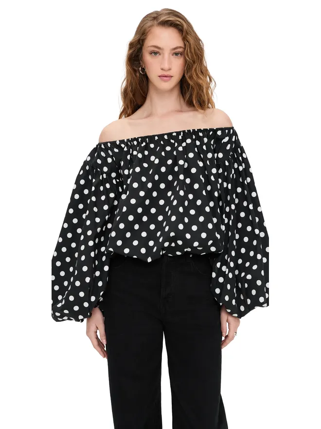 CAROLINE CONSTAS CAROLINE CONSTAS アンドロス オフショルダートップの商品画像