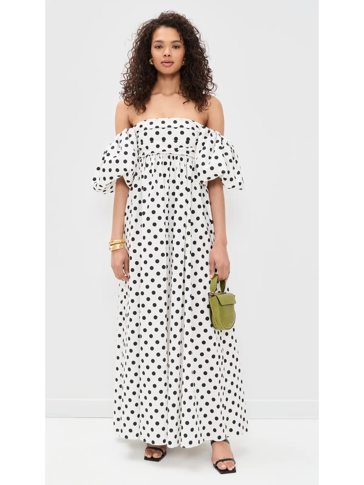 CAROLINE CONSTAS エミリア ルシュド エンパイア マキシドレス - 画像5