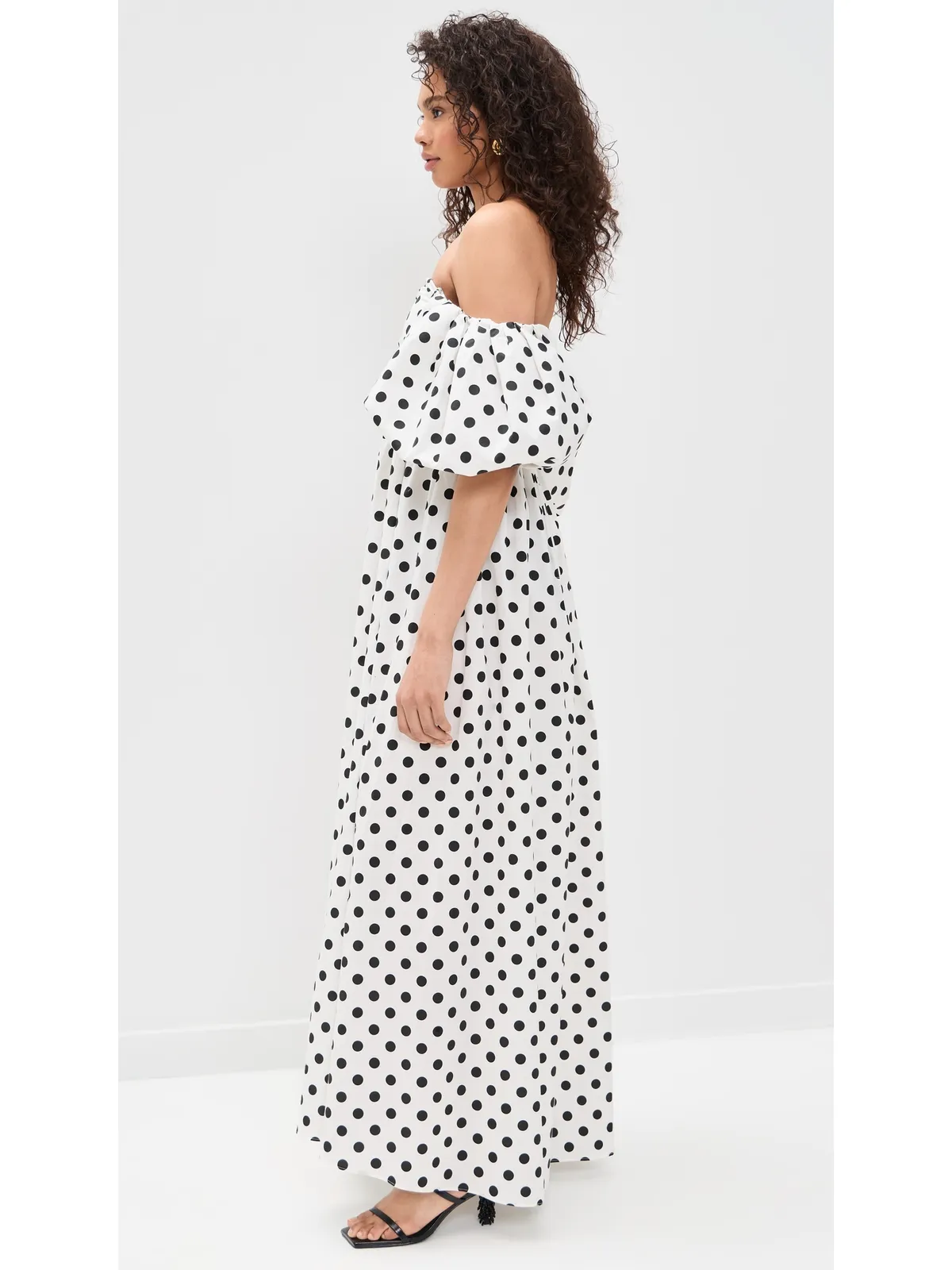 CAROLINE CONSTAS エミリア ルシュド エンパイア マキシドレス - 画像4
