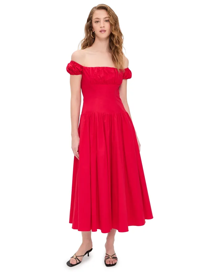CAROLINE CONSTAS CAROLINE CONSTAS オーガスタ ドロップウェスト ドレスの商品画像