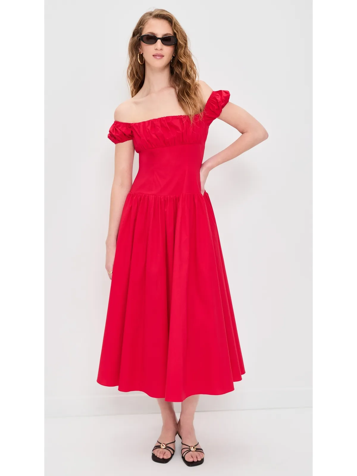 CAROLINE CONSTAS オーガスタ ドロップウェスト ドレス - 画像5