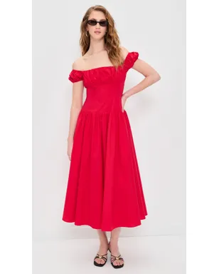 CAROLINE CONSTAS オーガスタ ドロップウェスト ドレス - サムネイル5