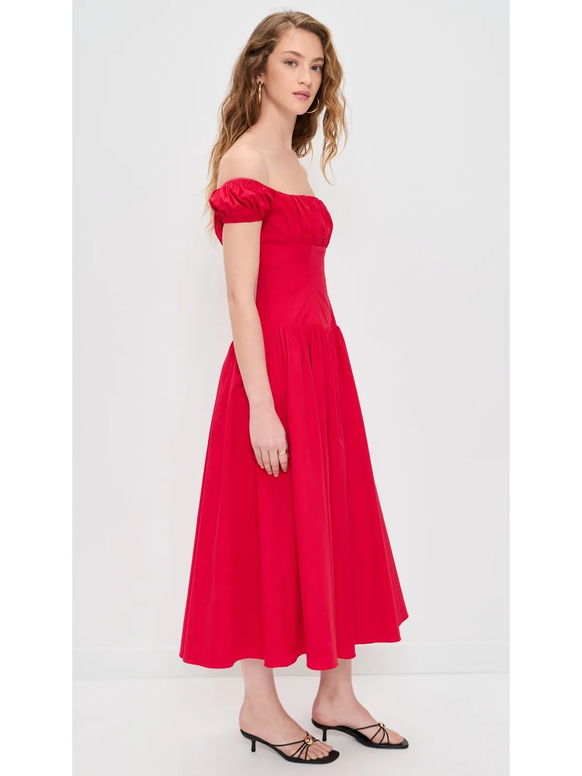 CAROLINE CONSTAS オーガスタ ドロップウェスト ドレス - 画像4