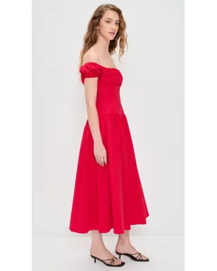 CAROLINE CONSTAS オーガスタ ドロップウェスト ドレス - サムネイル4