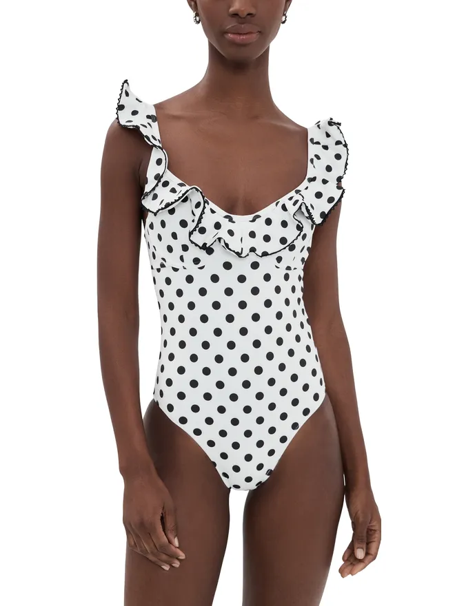 CAROLINE CONSTAS CAROLINE CONSTAS アナスタシア ワンピース水着 ドットの商品画像